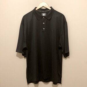 FootJoy solid black golf shirt. Sz XL